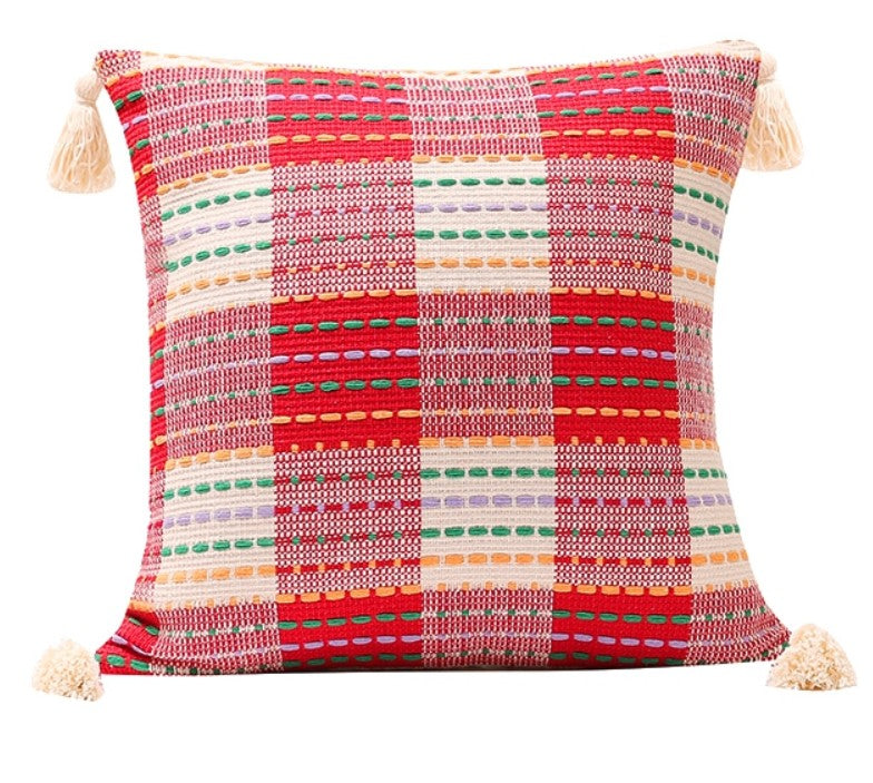 Colorful Modern Sofa Pillows Covers, Modern Sofa Cushion, Decorative Modern Pillows for Couch, Decorative Pillows for Living Room-LargePaintingArt.com