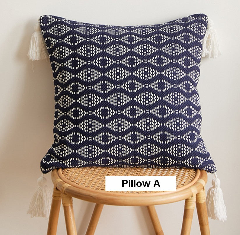 Abstract Decorative Throw Pillows for Living Room, Decorative Pillow Covers, Modern Pillows for Couch, Modern Sofa Pillow Cases-LargePaintingArt.com