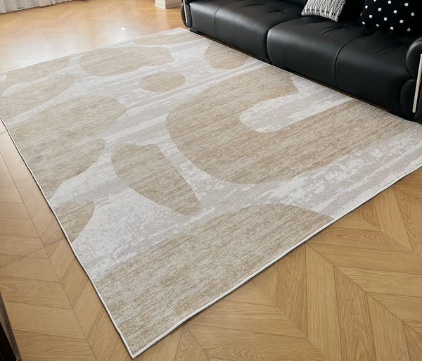 Modern Rugs under Sofa, Dining Room Floor Rugs, Abstract Contemporary Rugs for Bedroom, Modern Rug Ideas for Living Room-LargePaintingArt.com
