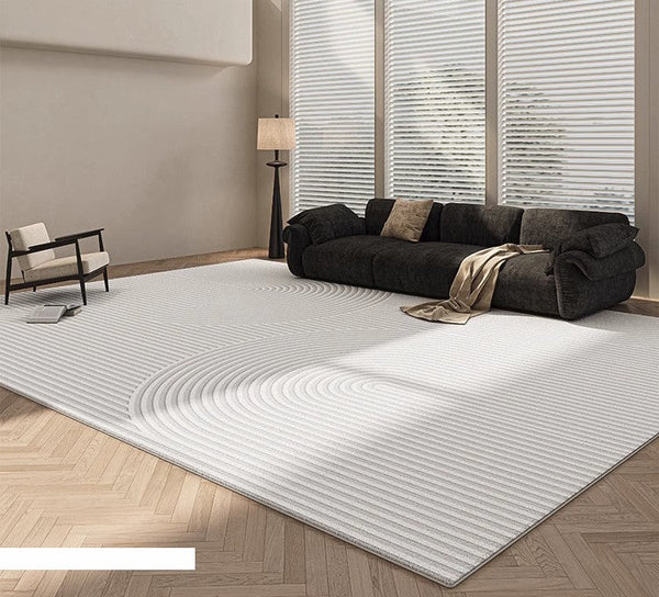 Modern Rugs under Dining Room Table, Modern Carpets for Kitchen, Geometric Contemporary Modern Rugs Next to Bed, Abstract Area Rugs for Living Room-LargePaintingArt.com