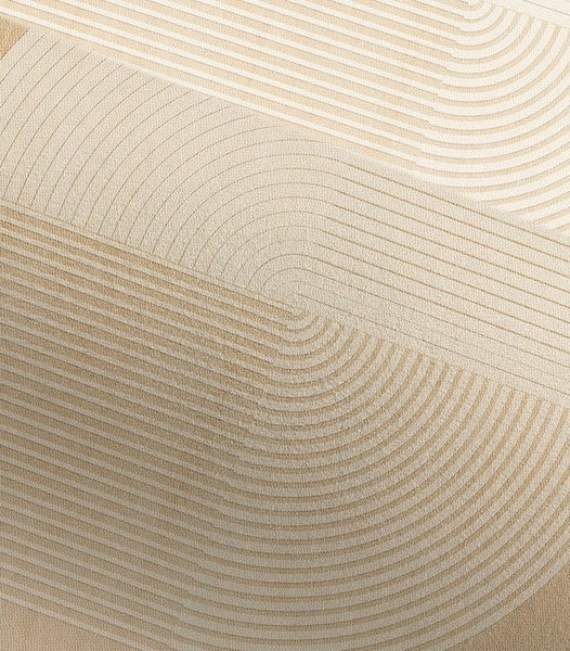 Bedroom Modern Round Rugs, Circular Modern Rugs under Dining Room Table, Contemporary Round Rugs, Geometric Modern Rug Ideas for Living Room-LargePaintingArt.com