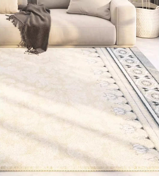 Abstract Contemporary Rug Ideas for Living Room, Hallway Modern Runner Rugs, Modern Runner Rugs Next to Bed, Extra Large Modern Rugs for Dining Room-LargePaintingArt.com