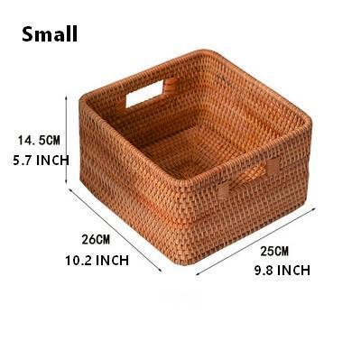 Storage Basket for Shelves, Rectangle Storage Basket for Toys, Storage Baskets for Bathroom, Kitchen Storage Baskets-LargePaintingArt.com