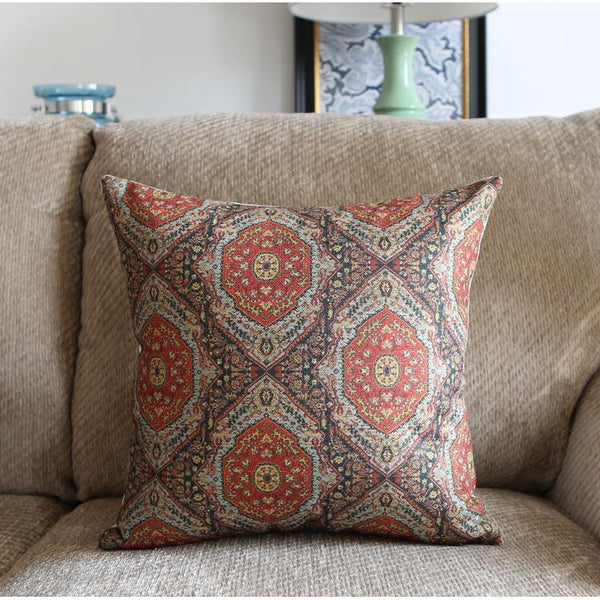 Large Geometric Pattern Throw Pillows, Decorative Pillows for Couch, Decorative Throw Pillow, Sofa Pillows for Living Room-LargePaintingArt.com