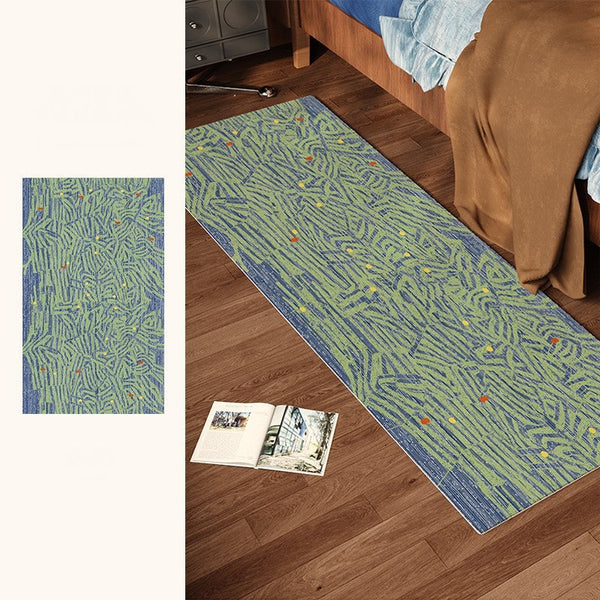 Contemporary Modern Rugs Next to Bed, Abstract Area Rugs for Living Room, Modern Carpets for Office, Geometric Modern Rugs under Dining Room Table-LargePaintingArt.com