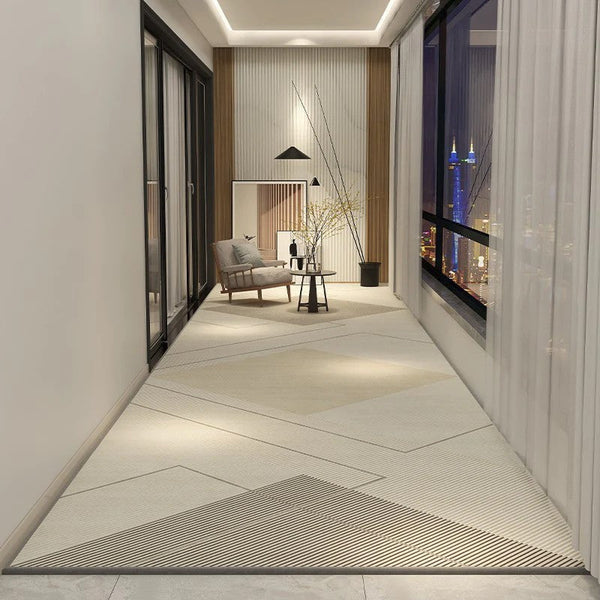 Abstract Entryway Runner Rug Ideas, Modern Long Hallway Runners, Entrance Hallway Runners, Non Slip Runner Rugs, Long Hallway Runners, Extra Long Narrow Runner Rugs-LargePaintingArt.com