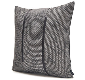 Large Simple Modern Pillows, Modern Throw Pillows for Living Room, Decorative Modern Sofa Pillows, Black Gray Modern Throw Pillows for Couch-LargePaintingArt.com