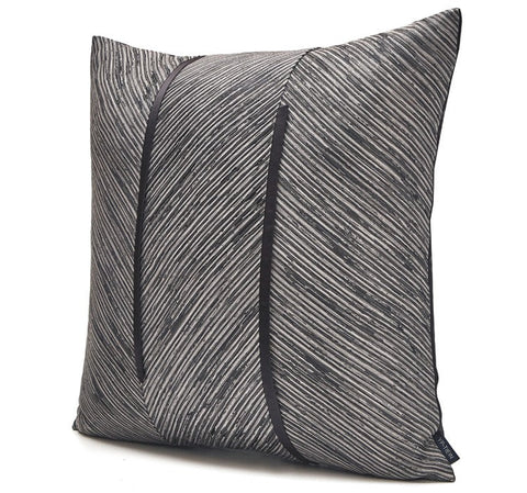 Large Simple Modern Pillows, Modern Throw Pillows for Living Room, Decorative Modern Sofa Pillows, Black Gray Modern Throw Pillows for Couch-LargePaintingArt.com