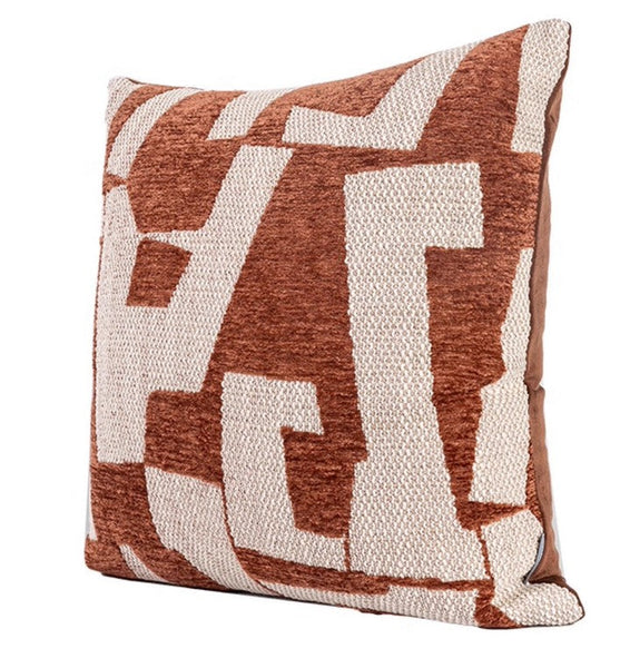 Contemporary Throw Pillow for Living Room, Modern Square Pillows, Large Abstract Throw Pillows for Couch, Modern Sofa Throw Pillows-LargePaintingArt.com