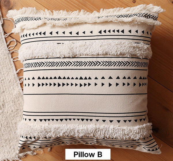 Decorative Pillow Covers, Modern Decorative Pillows for Interior Design, Square Modern Throw Pillows for Couch, Contemporary Modern Sofa Pillows-LargePaintingArt.com