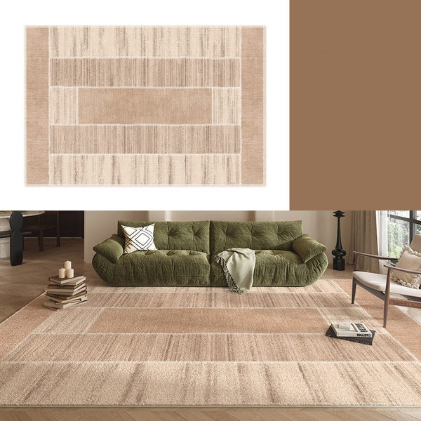 Modern Rugs for Dining Room, Contemporary Rugs for Bedroom, Abstract Modern Carpets for Living Room, Mid Century Modern Rugs Next to Bed-LargePaintingArt.com