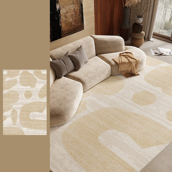 Modern Rugs under Sofa, Dining Room Floor Rugs, Abstract Contemporary Rugs for Bedroom, Modern Rug Ideas for Living Room-LargePaintingArt.com