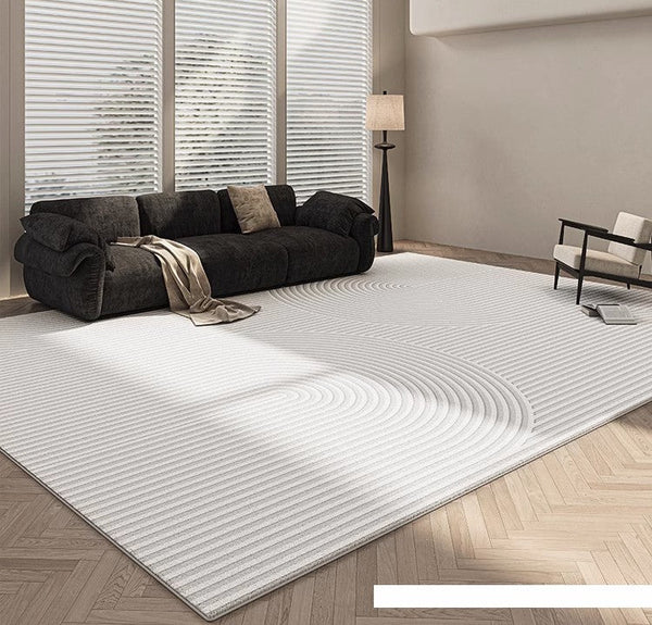 Modern Rugs under Dining Room Table, Modern Carpets for Kitchen, Geometric Contemporary Modern Rugs Next to Bed, Abstract Area Rugs for Living Room-LargePaintingArt.com