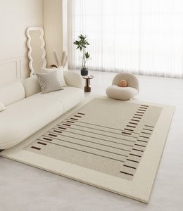 Abstract Modern Rugs for Bedroom, Simple Large Modern Rugs for Living Room, Modern Rugs for Dining Room, Contemporary Geometric Modern Rugs-LargePaintingArt.com