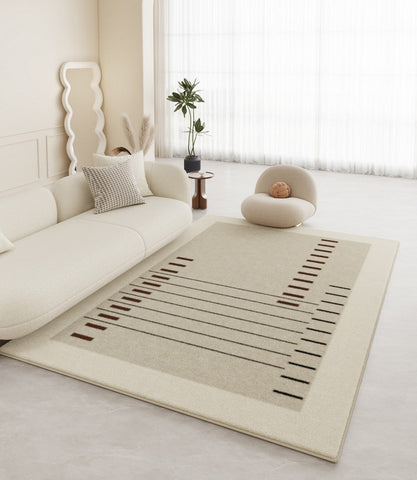 Abstract Modern Rugs for Bedroom, Simple Large Modern Rugs for Living Room, Modern Rugs for Dining Room, Contemporary Geometric Modern Rugs-LargePaintingArt.com