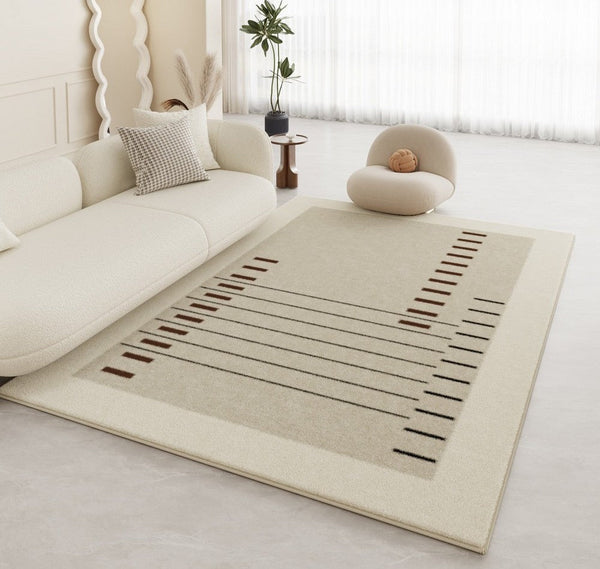 Abstract Modern Rugs for Bedroom, Simple Large Modern Rugs for Living Room, Modern Rugs for Dining Room, Contemporary Geometric Modern Rugs-LargePaintingArt.com
