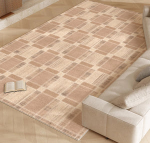 Contemporary Rugs for Bedroom, Abstract Modern Carpets for Living Room, Modern Rugs for Dining Room, Mid Century Modern Rugs Next to Bed-LargePaintingArt.com