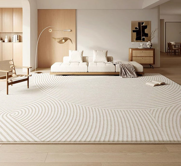 Contemporary Modern Rugs for Living Room, Bedroom Modern Rugs, Modern Rugs for Dining Room, Abstract Geometric Modern Rugs-LargePaintingArt.com