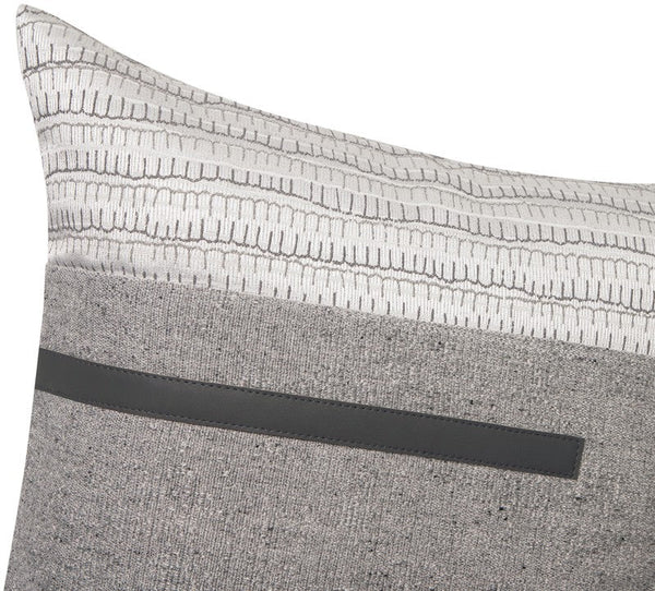 Gray Modern Simple Throw Pillows for Living Room, Decorative Modern Sofa Pillows, Modern Throw Pillows for Couch, Large Simple Modern Pillows-LargePaintingArt.com