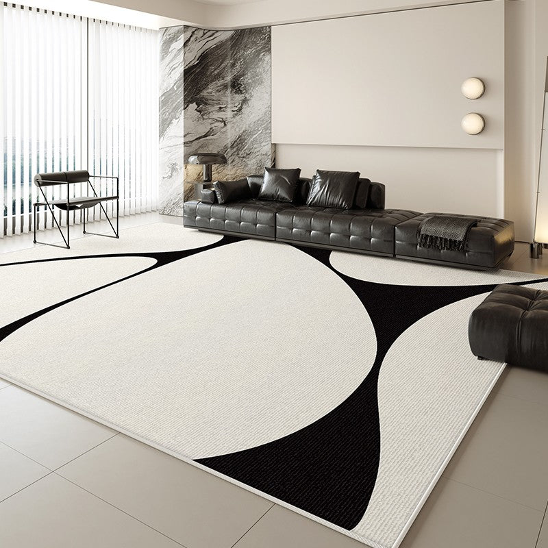 Large Modern Rugs for Living Room, Abstract Contemporary Modern Rugs, Geometric Modern Rugs for Bedroom, Modern Rugs for Dining Room-LargePaintingArt.com