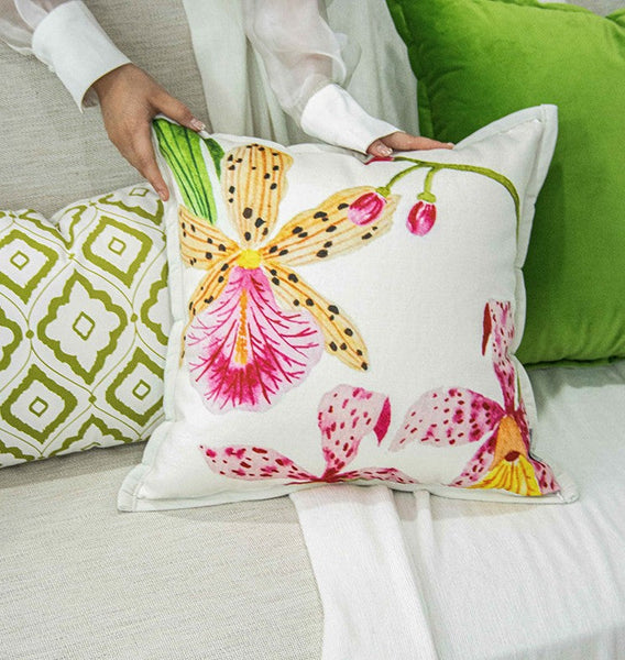 Large Decorative Pillows for Interior Design, Modern Decorative Cushion Covers, Unique Decorative Pillow Arrangement Ideas for Couch, Decorative Pillows for Living Room-LargePaintingArt.com