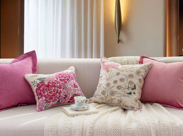 Modern Decorative Cushion Covers, Decorative Pillow Arrangement Ideas, Decorative Throw Pillows for Bed, Living Room Decorative Pillows, Large Decorative Pillows for Interior Design-LargePaintingArt.com