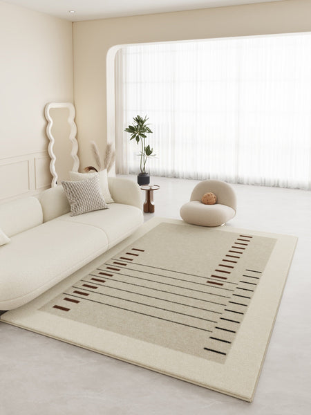 Abstract Modern Rugs for Bedroom, Simple Large Modern Rugs for Living Room, Modern Rugs for Dining Room, Contemporary Geometric Modern Rugs-LargePaintingArt.com