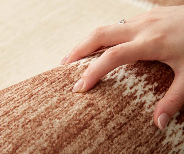 Mid Century Modern Rugs Next to Bed, Contemporary Rugs for Bedroom, Abstract Modern Carpets for Living Room, Modern Rugs for Dining Room-LargePaintingArt.com