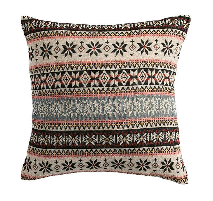 Bohemia Sofa Pillows for Living Room, Decorative Throw Pillows, Geometric Pattern Throw Pillow for Couch, Large Bohemian Decorative Sofa Pillows-LargePaintingArt.com