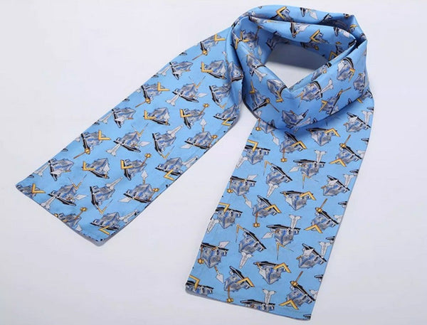 Scarf For Suit Men, Short Real Silk Scarf, Mens Short Silk Neckwear, Thin Silk Neck Scarf, Skinny Silk Scarf Mens, Casual Silk Scarf Men, Lightweight Short Silk Scarf-LargePaintingArt.com