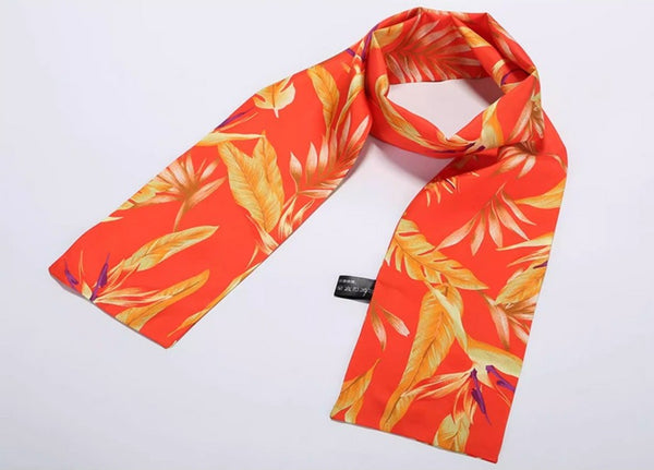 Narrow Pure Silk Scarf, Short Silk Neckerchief Men, Short Silk Ascot Men, Silk Scarf For Blazer, Mens Summer Silk Scarf, Soft Silk Short Scarf, Business Slim Silk Scarf, Mens Thin Silk Neck Scarf-LargePaintingArt.com
