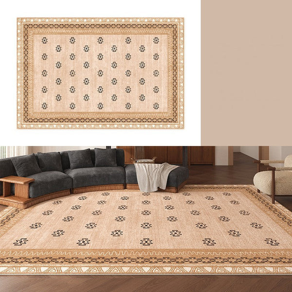 Abstract Contemporary Modern Rugs, Modern Rugs for Dining Room, Geometric Contemporary Rugs Next to Bed, Mid Century Area Rugs for Living Room-LargePaintingArt.com