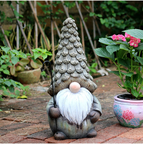 Garden Decoration Ideas, Garden Figure Sculpture Statues, Gnome Statue for Garden Ornaments, Villa Courtyard Decor, Outdoor Garden Decoration-LargePaintingArt.com