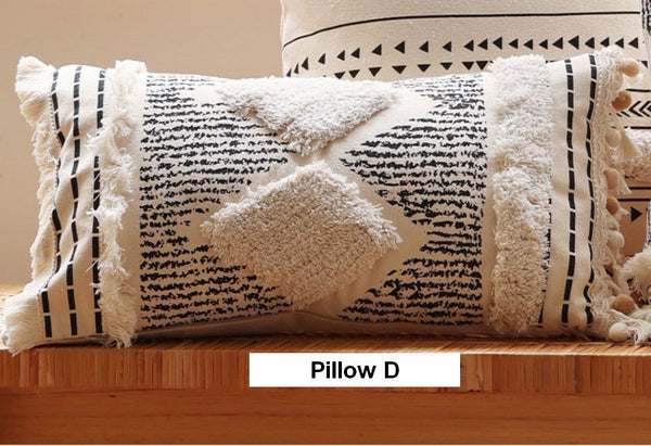 Modern Decorative Pillows for Interior Design, Decorative Pillow Covers, Square Modern Throw Pillows for Couch, Contemporary Modern Sofa Pillows-LargePaintingArt.com