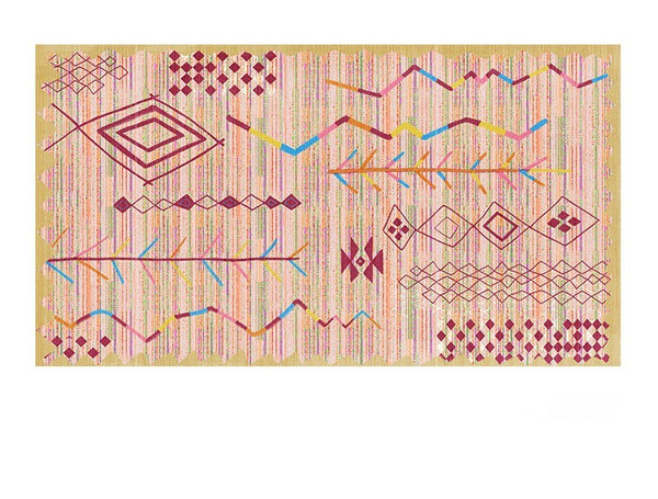Morocco Rugs for Dining Room, Vintage Persian Rugs, Extra Large Traditional Colorful Moroccan Rug, Bedroom Vintage Rugs, Oversized Area Rugs for Living Room-LargePaintingArt.com