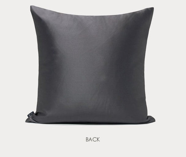 Gray Modern Simple Throw Pillows for Living Room, Decorative Modern Sofa Pillows, Modern Throw Pillows for Couch, Large Simple Modern Pillows-LargePaintingArt.com