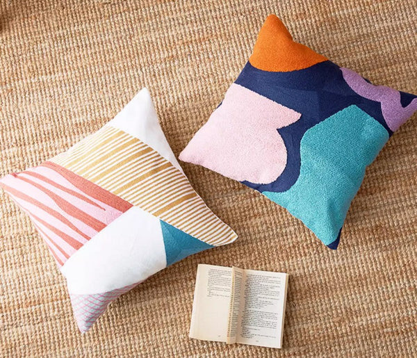 Abstract Decorative Throw Pillows for Living Room, Large Modern Sofa Cushion, Decorative Pillow Covers, Modern Pillows for Couch-LargePaintingArt.com