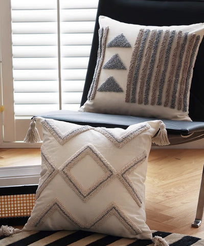 Decorative Pillows for Bedroom, Square Modern Throw Pillows for Couch, Modern Decorative Pillows for Interior Design, Contemporary Modern Sofa Pillow Covers-LargePaintingArt.com