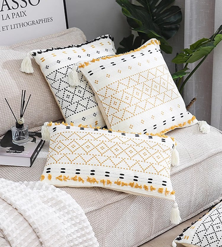 Square Pillows For Couch, Contemporary Modern Pillow Covers, Abstract Art Decor, Soft Comfortable Cushions
