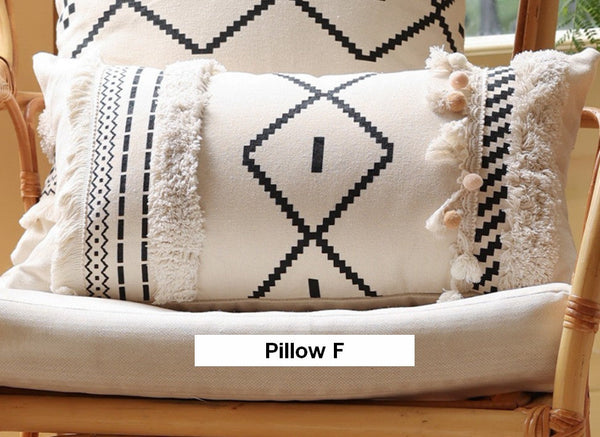 Decorative Pillow Covers, Modern Decorative Pillows for Interior Design, Square Modern Throw Pillows for Couch, Contemporary Modern Sofa Pillows-LargePaintingArt.com