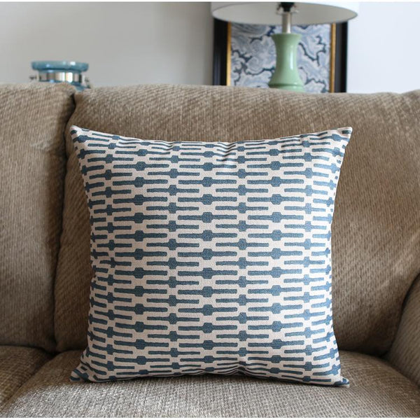 Large Geometric Pattern Throw Pillows, Decorative Pillows for Couch, Decorative Throw Pillow, Sofa Pillows for Living Room-LargePaintingArt.com