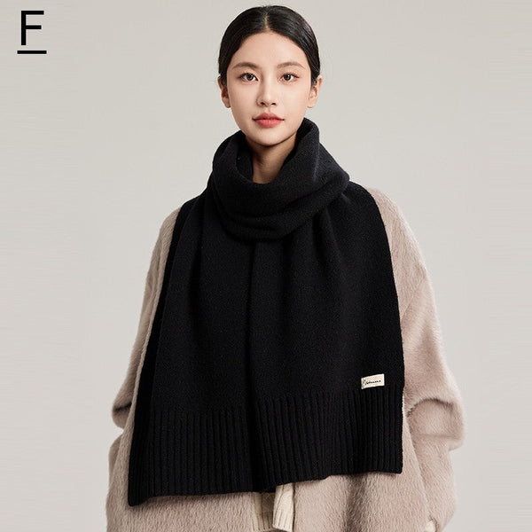 Casual Scarf for Women, Cold Weather Scarf, Fashion Designer Scarf, Red Winter Scarf, Modern Wool Scarf for Women, Soft Cashmere Scarf for Women-LargePaintingArt.com