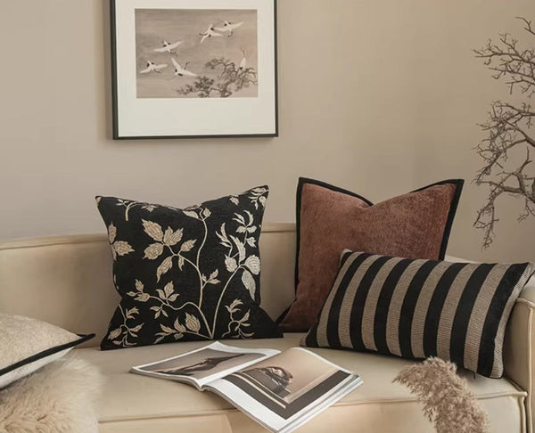 Large Decorative Throw Pillows, Modern Decorative Pillow Covers, Decorative Pillow Arrangement Ideas for Couch, Decorative Pillows for Living Room-LargePaintingArt.com