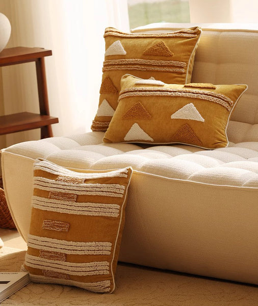 Modern Square Sofa Pillows Covers, Modern Sofa Cushion, Decorative Modern Pillows for Couch, Decorative Pillows for Living Room-LargePaintingArt.com