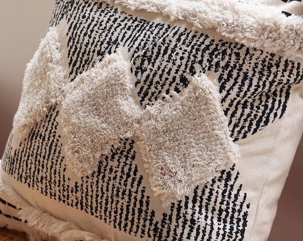 Decorative Pillow Covers, Modern Decorative Pillows for Interior Design, Square Modern Throw Pillows for Couch, Contemporary Modern Sofa Pillows-LargePaintingArt.com