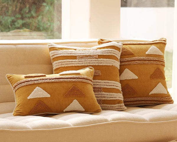 Modern Square Sofa Pillows Covers, Modern Sofa Cushion, Decorative Modern Pillows for Couch, Decorative Pillows for Living Room-LargePaintingArt.com