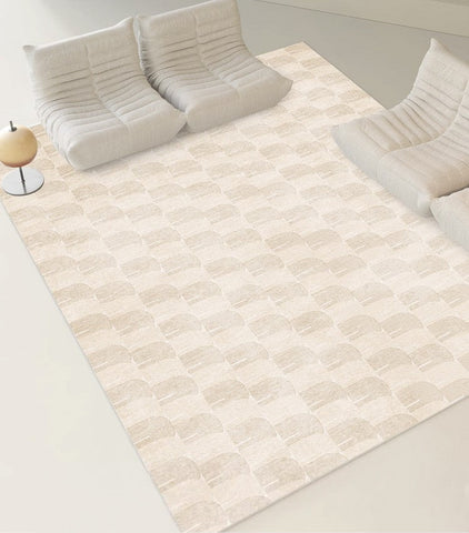 Simple Modern Rug Ideas for Bedroom, Modern Rugs for Dining Room,Large Modern Rugs for Living Room, Abstract Geometric Modern Rugs-LargePaintingArt.com