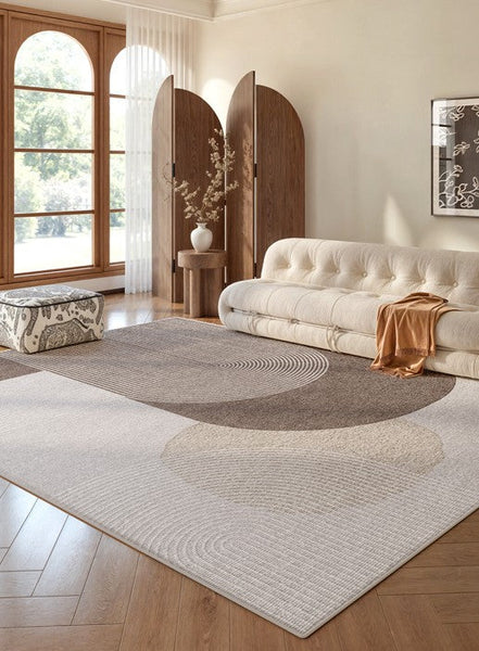 Extra Large Modern Rugs for Living Room, Abstract Contemporary Modern Rugs, Geometric Area Rugs for Bedroom, Modern Rugs for Office-LargePaintingArt.com