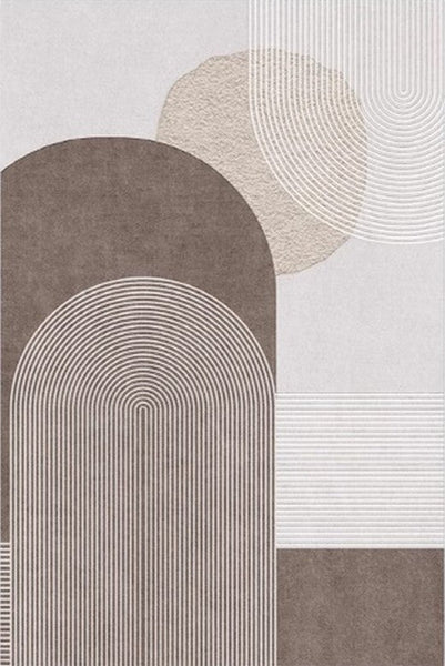 Extra Large Modern Rugs for Living Room, Abstract Contemporary Modern Rugs, Geometric Area Rugs for Bedroom, Modern Rugs for Office-LargePaintingArt.com