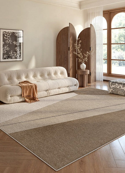 Geometric Area Rugs for Bedroom, Modern Rugs for Office, Extra Large Modern Rugs for Living Room, Abstract Contemporary Modern Rugs-LargePaintingArt.com